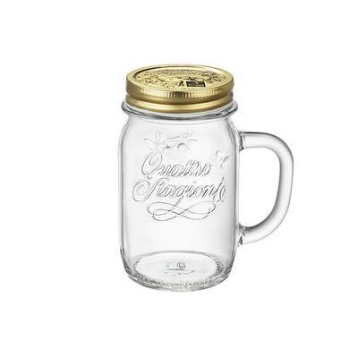 BORMIOLI ROCCO JAR 0.42CL "QUATTRO" A/C+HANDLE