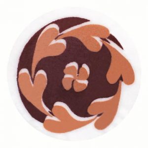 070296 PCB GUIMAUVE RONDS LATTE ART 9 DESIGNS Ø 3CM 288PCES ***s/cd***