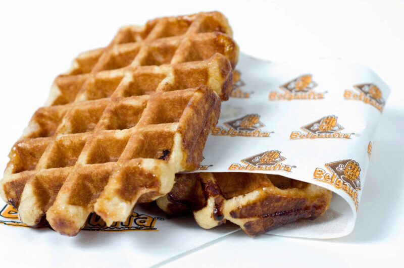 BELGAUFRA PATONS DE GAUFRES DE LIEGE 130 X 130GR VANILLE + MARGARINE