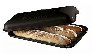 EMILE HENRY MOULE BAGUETTE NOIRE 39.5X23CM 13.7L