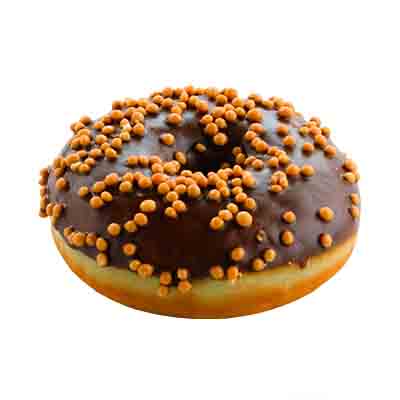 B & B 26812 KROKANTE DONUT GEVULD MET GEBAKKEN KARAMEL 48X65GR