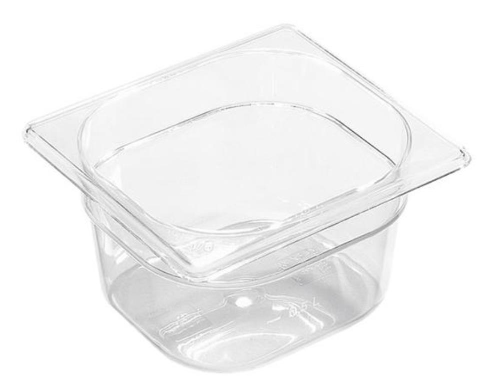 PREMIUM LINE BAC GN1/6-H10CM-1.6L POLYCARBONAAT-40+110°