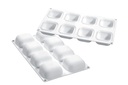 SILIKOMART GEM100 VORM 61 X 61MM H 30MM VOL 100ML TORTAFLEX