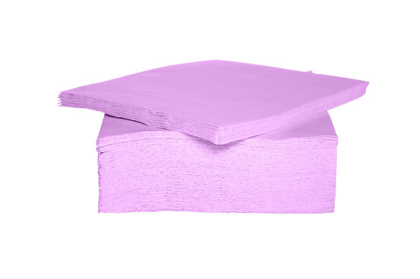 *FDS*C&T PROF SERVIETTE MAUVE ORCHIDEE 38X38CM 40PCES