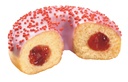 ❄️B & B 16190 DONUT FRAISE FOURRE FRAISE CUIT  48 X 75GR