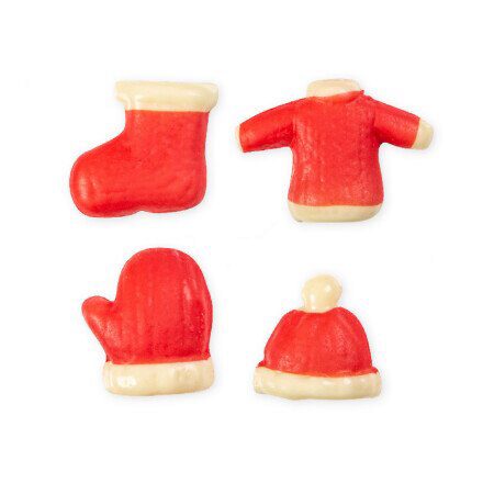 2015103 CHOCOLADE WINTERKLEDING 2,5 CM 160 STUKS***S/CDE***