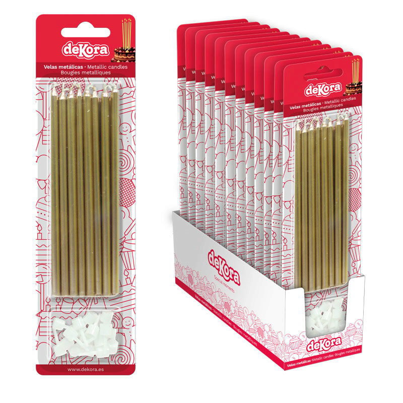 345329 DEK GOUD KAARS 13CM= BLISTER