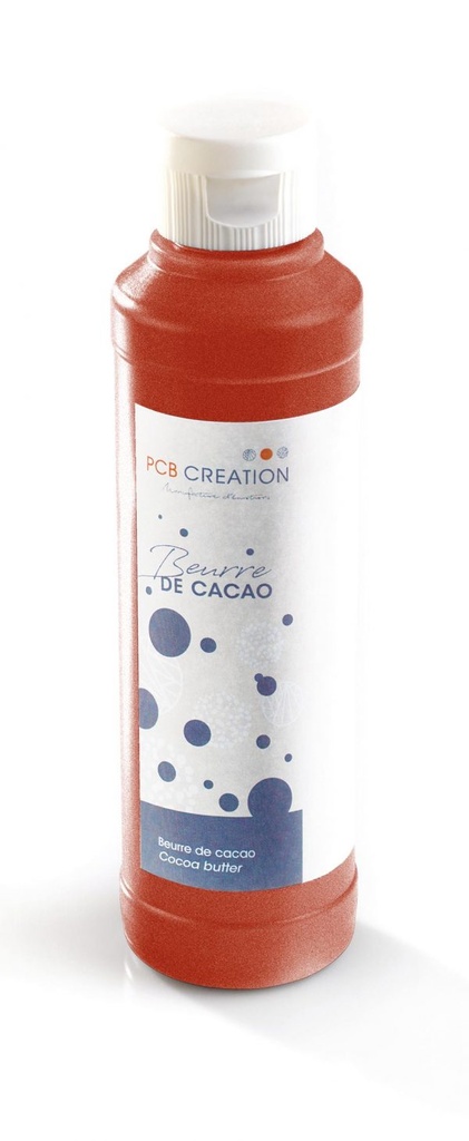 004601 PCB BEURRE DE CACAO COLORÉ SCINTILLANT CUIVRE 200 G ***S/CD***