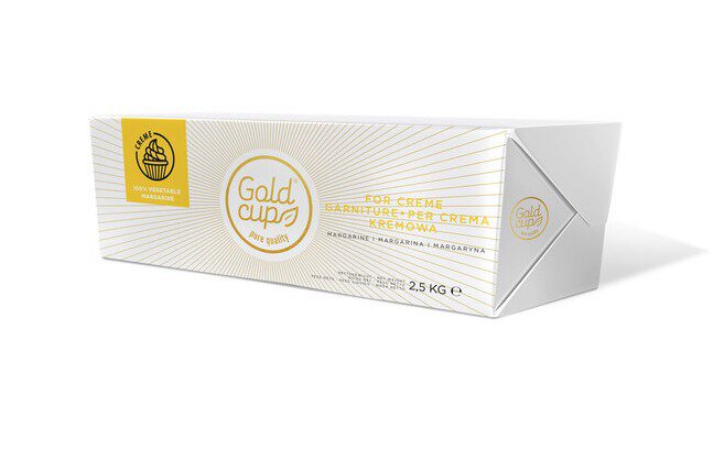 VAMIX GOLD CUP MARGARINE CREME EN BLOC  4 X 2,5 KG