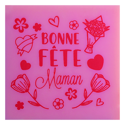 088121 PCB CARRÉS CB DOODLE 4CM 60PCS ***S/CDE***