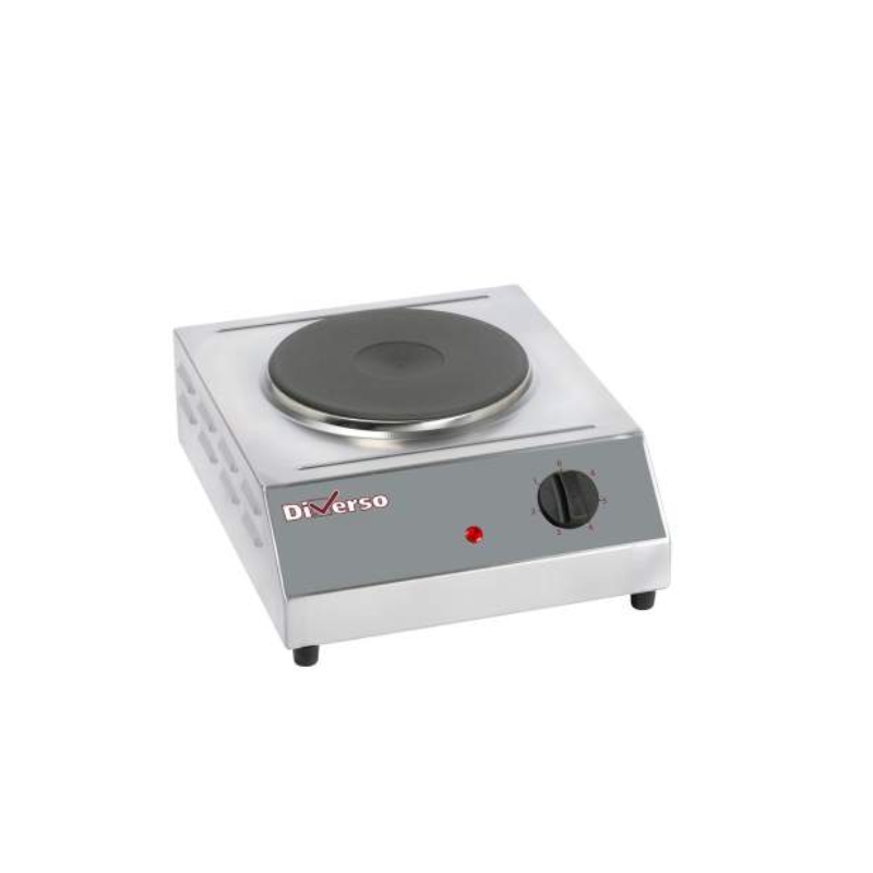 DIVERSO ELEKTRISCHE TAFELPLAAT VERWARMER 1 PLAAT Ø23CM