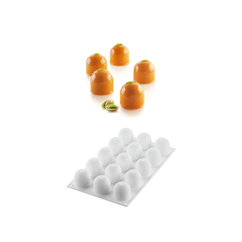 SILIKOMART MOULE SILICONE DOME 40 N.15 Ø4CM H4CM