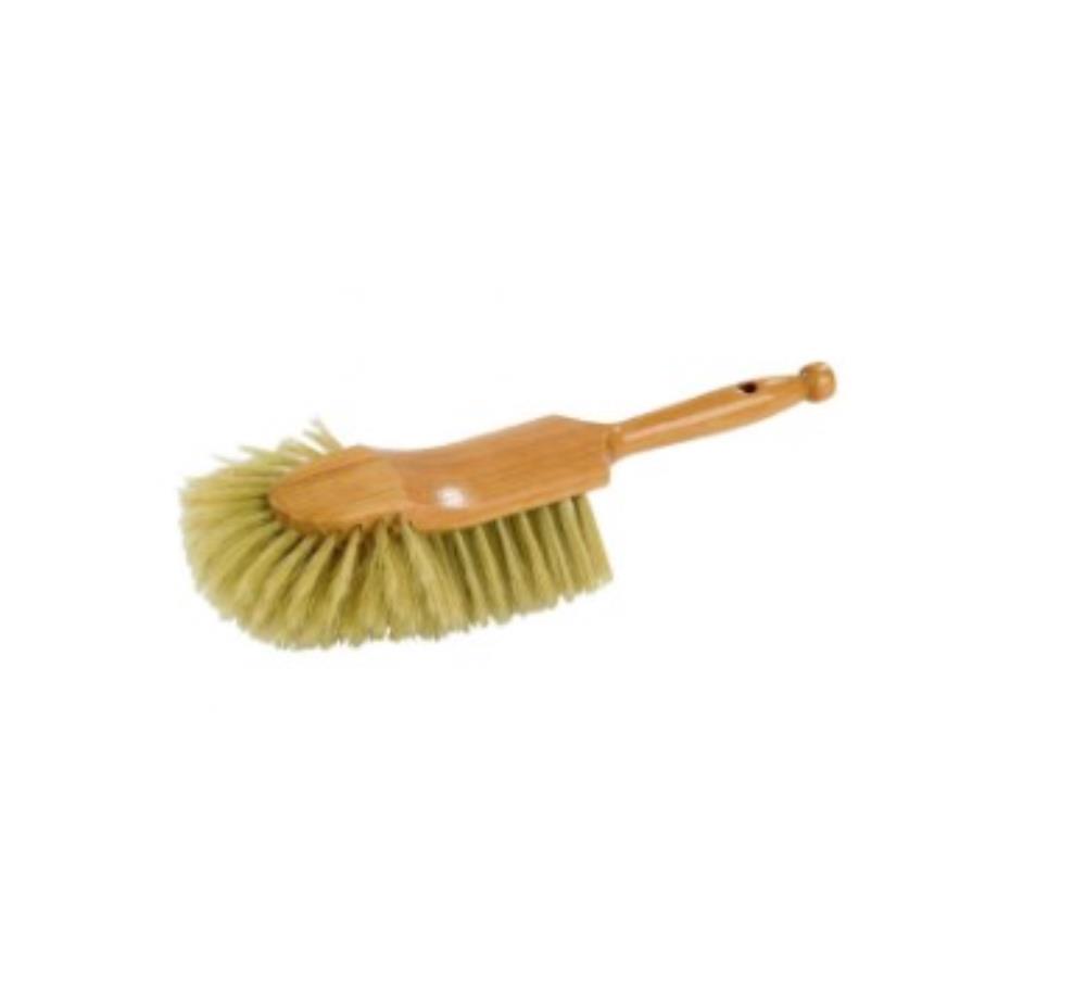 WHITE BRISTLE TABLE BRUSH HALF HEAD