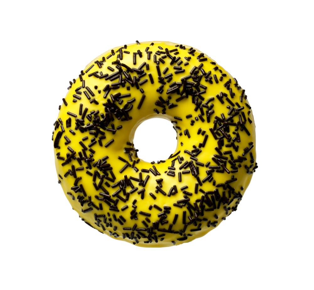 DAUPHINE 2104839 BANANA DONUT WITH CHOCOLATE FLAKES 48 X 50GR