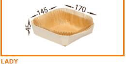 PANI MOULES LADY 170X145X45 NEUTRE CARTON DE 100 PC