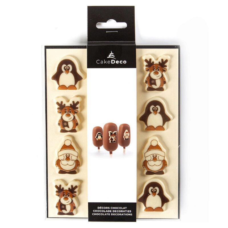 39705 CAKEDECO KERSTFIGUREN  6 PIECES ***S/CD***