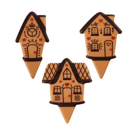 2015754 CHRISTMAS HOUSE PICK 4X4.5CM 75PCS ***ON ORDER***