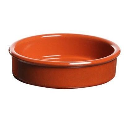 REGAS CERAMIC DISH TERRA COTTA 14XH3CM BROWN
