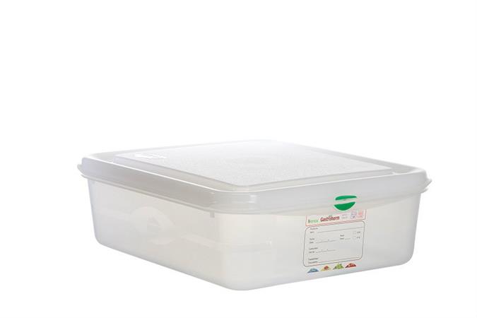 GASTRONOX BOX 1/2-100MM 6.5L LID AND CLIPS