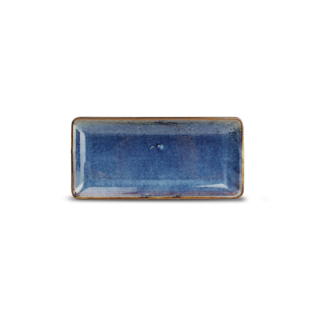 F2D NOVA BLUE RECTANGULAR PLATE 11XHT25.5CM - 604114