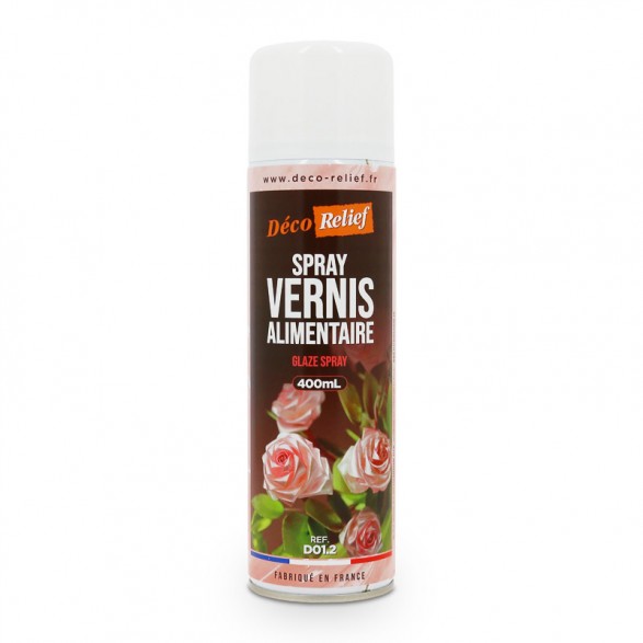 DECO RELIEF SPRAY VERNIS ALIMENTAIRE 400ML