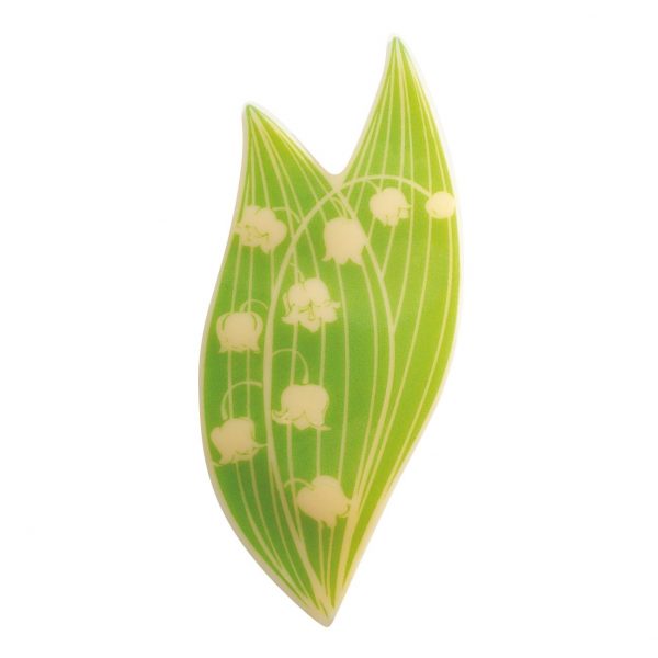 060925 PCB LILY OF THE VALLEY SPRIGS CB 10.2X4.5 CM 30PCS