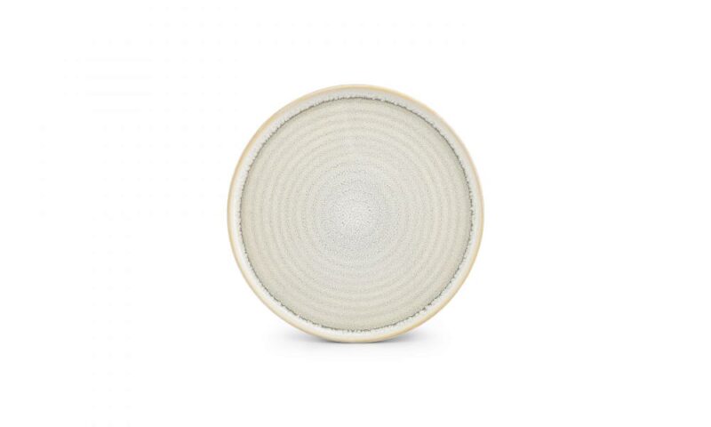 S&P BEIGE STONEWARE CAMEO PLATE 21.5XH2CM - 804215