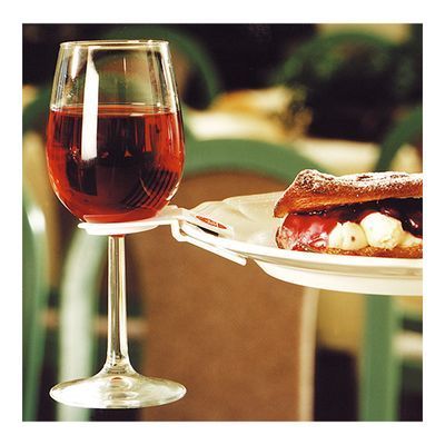 SET OF 25 GLASS HOLDER CLIPS FOR PLATES