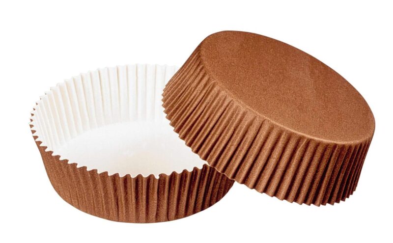 MOULES DE CUISSON EN PAPIER ROND OPTIMA Ø50X40MM* BRUN *200 PIECS