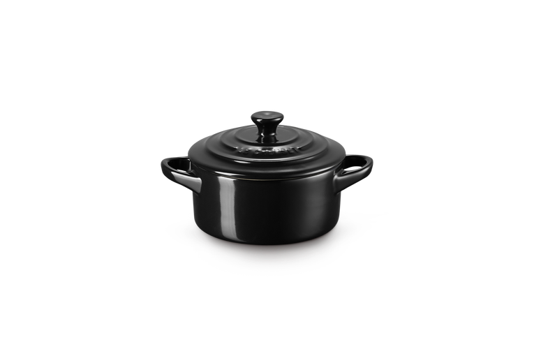 LE CREUSET TERRE MINI-COCOTTE NOIR 10CM  0.20L