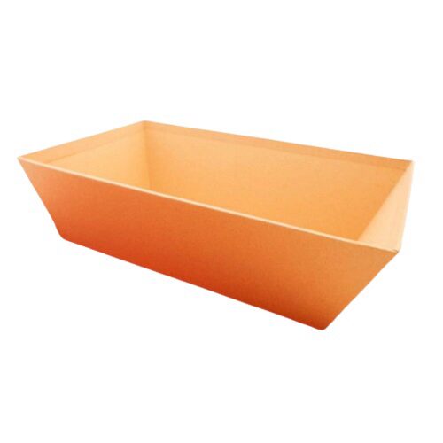 KRAFT RECTANGLE CARDBOARD BASKET 28 X 19 X H 8 CM