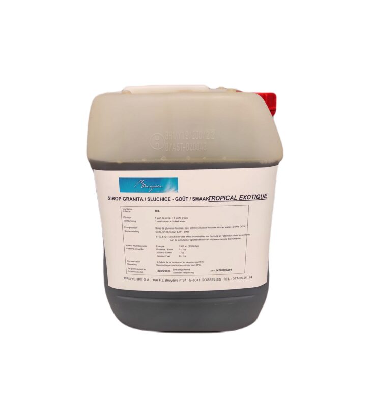 DOUCY TROPICAL EXOTIC GRANITA SYRUP 10L