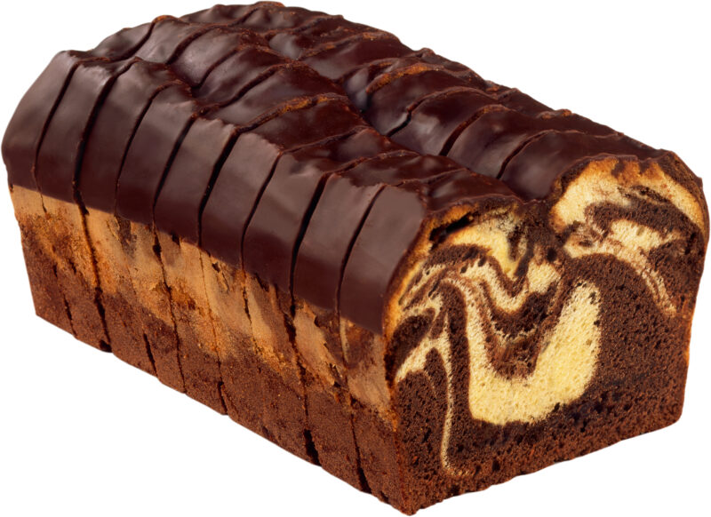 B & B 29541 MARBLE LOAF CAKE 25P 1.8KG