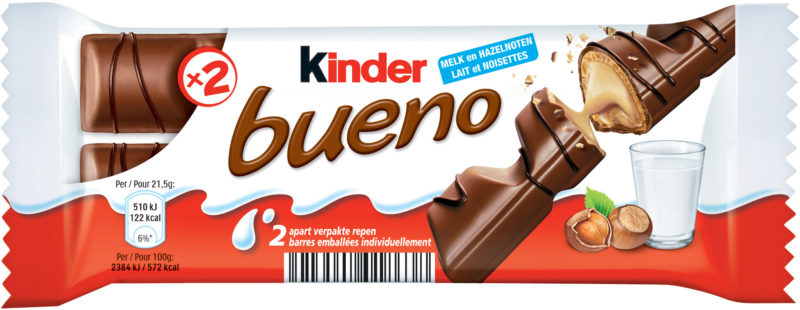 SNOEP KINDER BUENO 30 STUKS = KARTON 