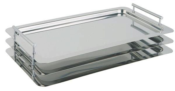 APS PLAT STAINLESS STEEL 18/10 UNI GN1/1 STACKABLE BY THE HANDLES