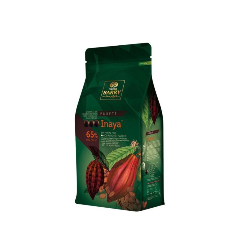 BARRY CHD-S65INAY-E1-U68 INAYA DONKERE CALLETS 65%  KARTON VAN 6 ZAKKEN X 1KG = KG