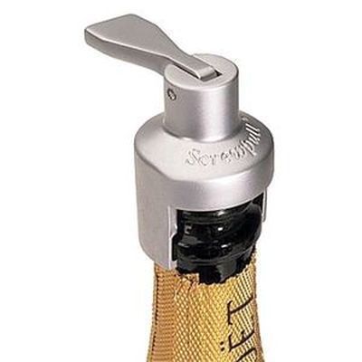 LE CREUSET CHAMPAGNE STOPPER BRUSHED ALUMINUM SW-101