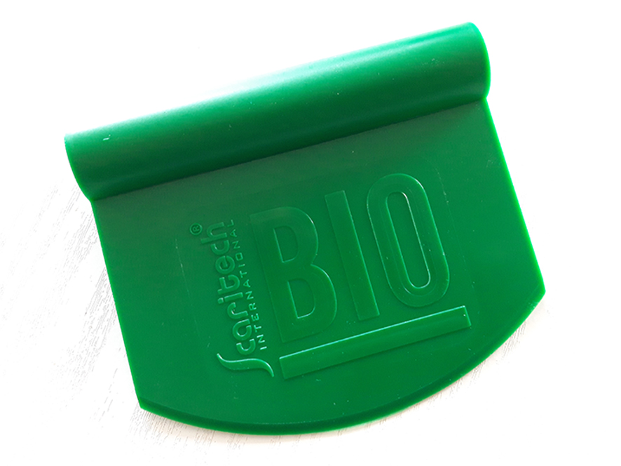 PLASTIEK ROND DEEGKRABBER GROEN BIO