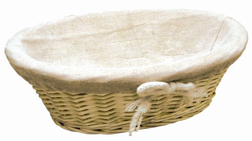 BANNETON OVAL AVEC TOILE 32X24CM HAUTEUR 9,5CM - PAN12