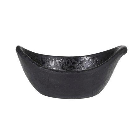 ARIZONA BLACK MELAMINE OVAL BOWL 11X7X5CM 7CL