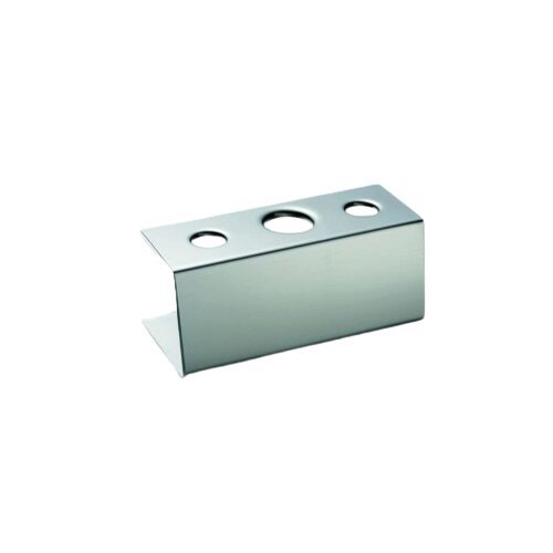 INOX STEUN VOOR 3 HOORN DIAM 31MM 200X95X85MM MODEL 303A=STUK