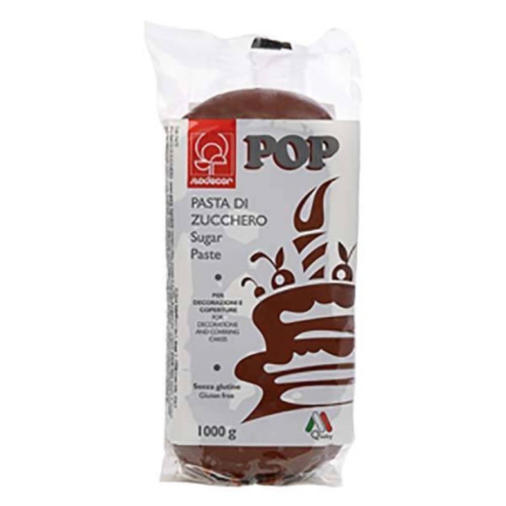 25499 SUIKERPASTA IN 1KG MODECOR POP BRUIN
