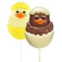 SAMANTHA CHICK LOLLIPOPS ASSORTED 15.7CM 24X35GR