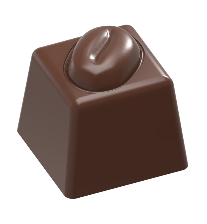 COFFEE BEAN CUBE CHOCOLATE MOLD CW1880 3X8 -- 7GR