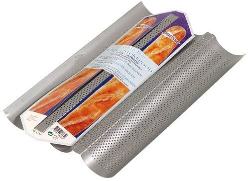 PATISSE MOULE 3 BAGUETTES SILVER TOP 38X24CM - MENAGER ***S/CDE***