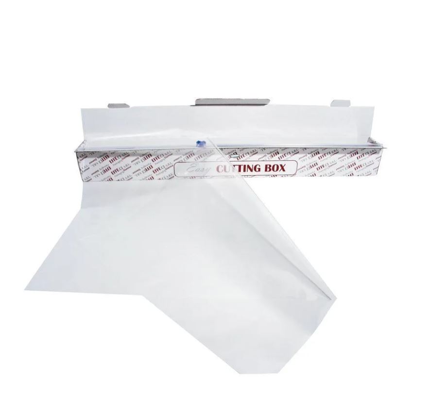 EASY CUTTING DOOS MET TRANSPARANTE PP FILM 60CMX50M