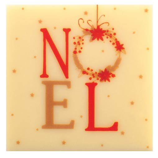 060409 PCB CARRÉS CB NOËL 4 CM 120PCES ***S/CD***