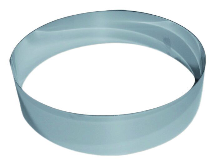 INOX SCHIJF DIAM 20CM H6CM=STUK