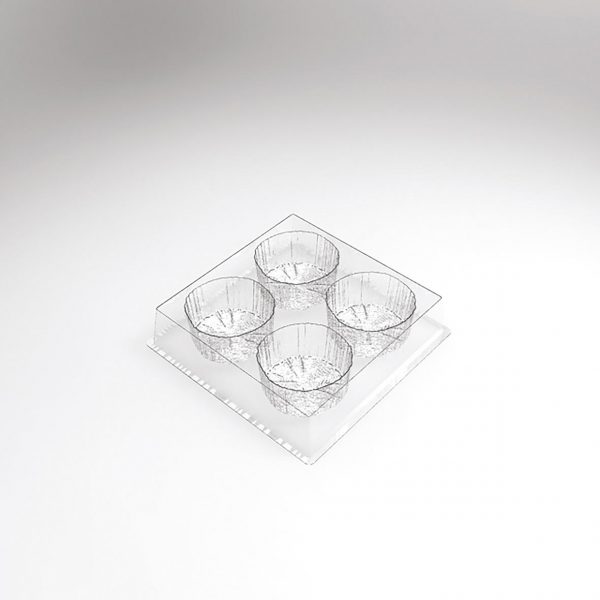 070511 PCB INDIVIDUAL ENTREMET MOLDS STEM FOR 120 P Ø 7 CM P 3.5 CM 30PCES ***S/CD***