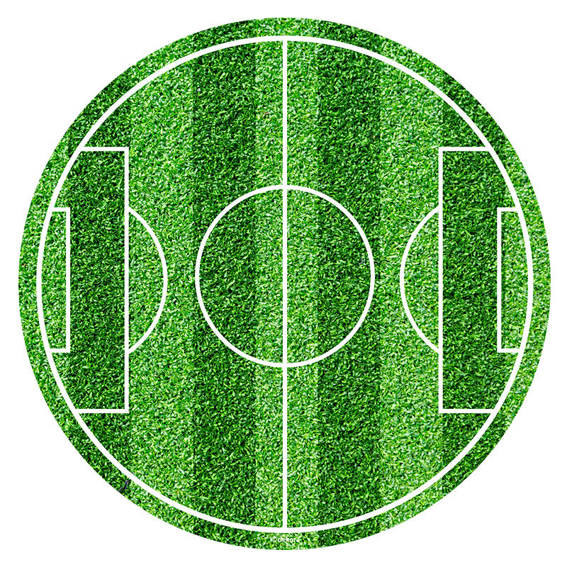 DISQUE SUCRE TERRAIN DE FOOT 20CM